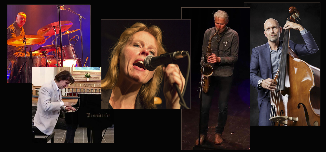 Moonlight in June line-up: June Beltoft (voc), Nils Jespersen (sax), Jørgen Messerschmidt (pno), Dannie Rise (bass), Lars Juul (dr)